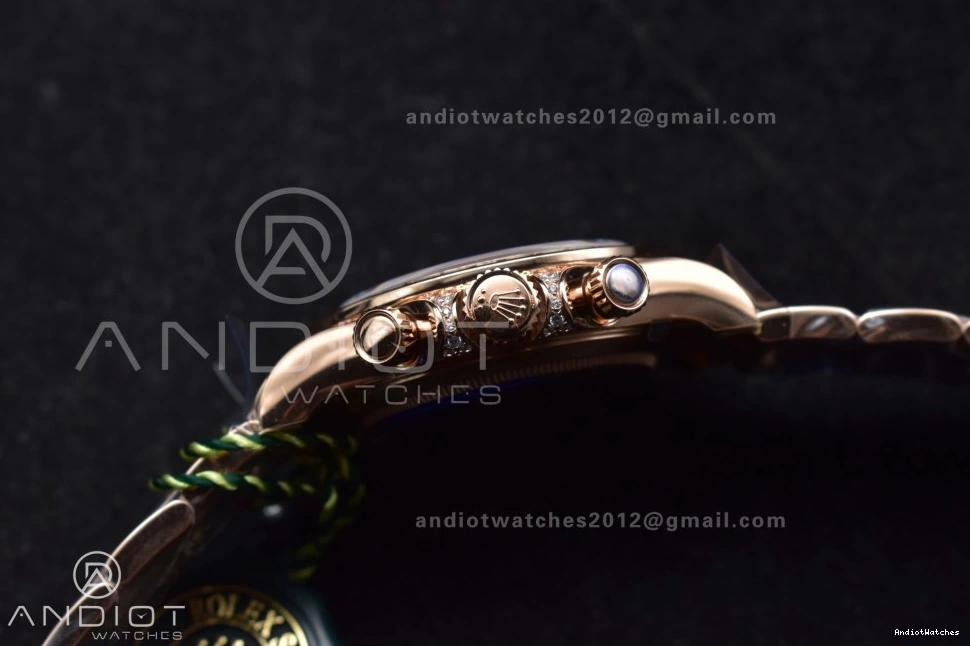 776 Bracelet SH Dial 1:1 Diamonds on Daytona RG Durable 116595RBOW Best Edition Black ZF Rainbow 0520